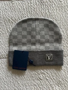 Louis Vuitton GREY Neo Petit Damier Beanie - Picture 1 of 3