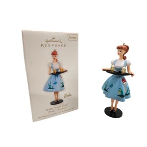 Barbie Date Night Hallmark Keepsake Ornament Collectible Retro 2010 17 in Series - Picture 1 of 7