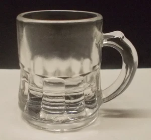 Vintage Federal Glass Mini Mug Shot Glass 1 Oz. - Picture 1 of 5