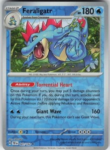Reverse Holo Feraligatr 041/162 Rare SV05: Temporal Forces NM - Picture 1 of 1