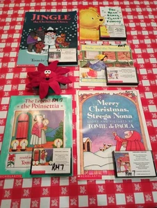 🎄🎄Children's Christmas Books W/Cassettes Lot Of 5 Scholastic Read Along🎄🎄 - Picture 1 of 7