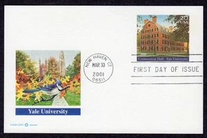 2001 Connecticut Hall, YALE University cartolina postale (UX361) - Fleetwood FDC TB654 - Foto 1 di 1