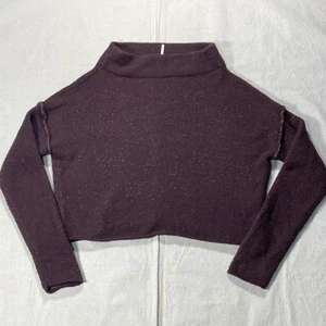 Suéter Free People Mujer Mediano Grueso Tejido Cuello Alto Pullover Boho Acogedor - Imagen 1 de 17
