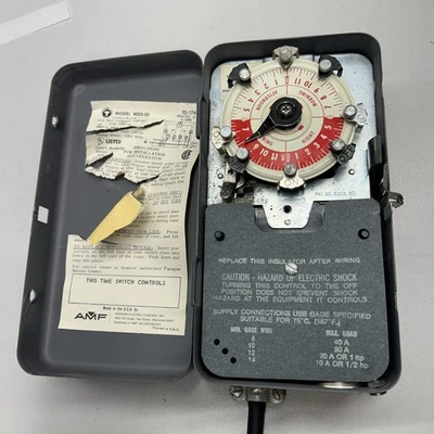 AMF Paragon 4003-00S Clock Operated Switch Timer Control Box Mechanical - Image 1 of 4