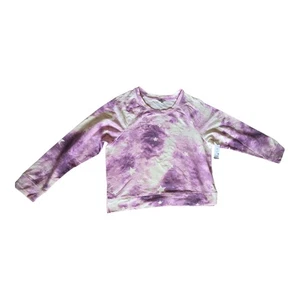 WILDFOX Womens L Tie Dye Stars Lounge Sweatshirt Only NO SHORTS - Picture 1 of 12