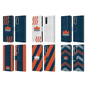 OFFICIAL EDINBURGH RUGBY LOGO ART LEATHER BOOK WALLET CASE FOR REALME PHONES - Picture 1 of 12