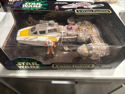 Star Wars Power of the Force Y-Wing Fighter - Hasbro 1999 - NUEVO EN CAJA Foto 1 de 3