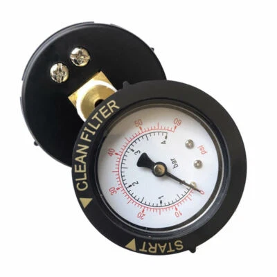 KAIXIN3662 Pressure Gauge 0-60 PSI for Pentair and Hayward Pool Filter Back Mount