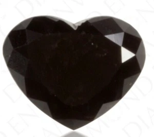 1 pz diamante nero taglio cuore 3,00 ct, diamante nero naturale sciolto per a... - Imagen 1 de 2