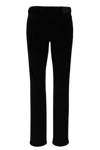 ERMENEGILDO ZEGNA BLACK CORDUROY PANTS GAN 5 POCKET STRETCH STRAIGHT 36 $575 - Picture 1 of 24