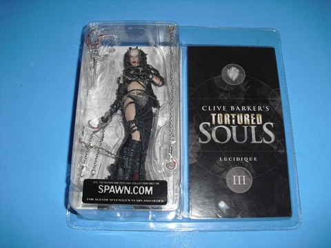 Signed Clive Barker’s Tortured Souls Lucidique Toy NEW 2001! Hellraiser Figure Cover