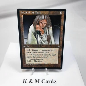 MTG - Ice Age - Aegis of the Meek - Rare - LP+ NM - Picture 1 of 3