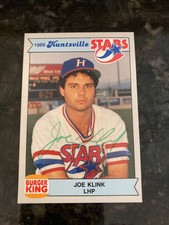 1989 Huntsville Stars Joe Klink Huntsville Stars autographed