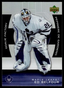 2005-06 Upper Deck McDonald's Goalie Factory Ed Belfour Toronto Maple Leafs