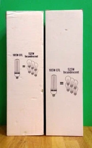 Light bulbs 105W CFL 5500K Photography Hydroponics Grow Light - 2 bulbs - Picture 1 of 4