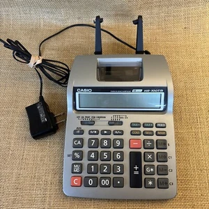 Casio HR-100TM 12 Digit Tax & Exchange Printing Calculator TESTED - Picture 1 of 4