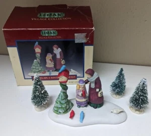 Lemax Christmas Village - Porcelain A Winter Breakfast - Lady and Girl  - Picture 1 of 10
