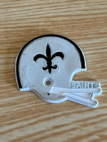 Vintage NFL New Orleans Saints Magnet Football Helmet Cover