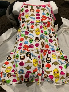 Disney Night Gown Gilrs Size Medium Multicolor Sleeveless NWT - Picture 1 of 7