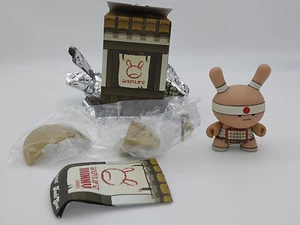 Kidrobot Dunny Gold Life The Courageous Spear Boy 3" Vinyl Figure 1/16 Huck Gee - Picture 1 of 6