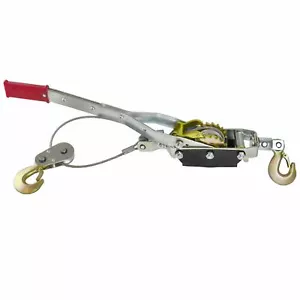 Tirador de cable de alimentación manual de 4 toneladas cabrestante césped polea mango de agarre suave TE694 - Imagen 1 de 1