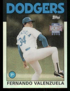 2002 Topps Archives Reserve #32 Fernando Valenzuela 86 - Picture 1 of 2