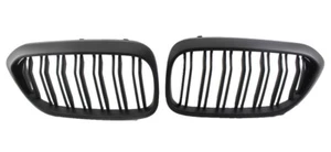 Fit for 17-20 BMW 5-Series G30 G31 Front Bumper Grille Matte Black M Look - Foto 1 di 1
