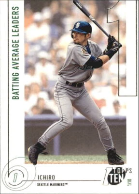 2002 Topps Ten #52 Ichiro Suzuki AVG - NM-MT - Image 1 of 2