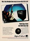 HUGHES & KETTNER AMPS - TONY MACALPINE - 1993 Print Advertisement