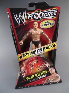 WWE Flex Force Randy Orton Flip Kickin' Action Figure FlexForce NIP Mattel - Picture 1 of 6