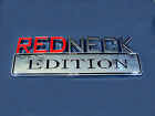 "REDNECK EDITION" Chrome Decal Logo Badge Sticker Door Bumper Emblem Fits Jeep