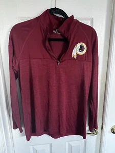 Washington Redskins Under Armor Heat Gear NFL Pull Over 1/4 Zip Men's Size Small - Picture 1 of 7