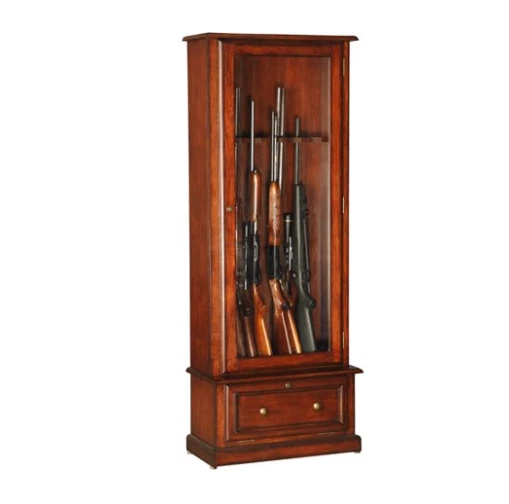 American Furniture Classics Glass Door Display Cabinet - Brown