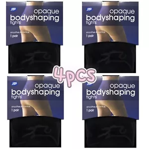 4x Boots opaque bodyshaping tights MEDIUM/LARGE - Picture 1 of 6