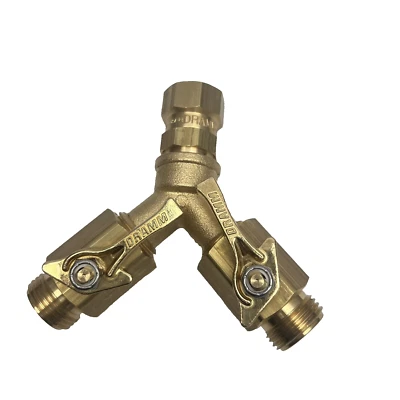 VÁLVULA DE CIERRE DOBLE DE LATÓN DE ALTA RESISTENCIA Foto 1 de 4