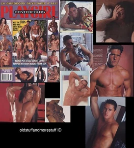 PLAYGIRL CENTERFOLDS 4 FULL PETER STEELE! FRANK SEPE CHAYANNE HAIRY MUSCLE HUNK - Picture 1 of 1
