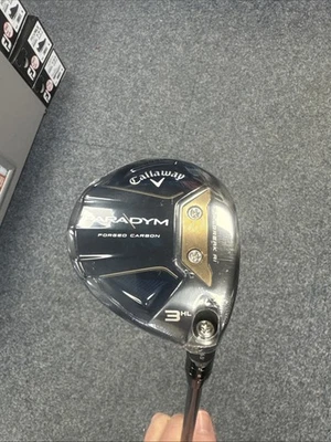 CALLAWAY PARADYM 3 WOOD HL 16.5 DEGREE / HZRDUS 6.0 Silver 70 Gram Stiff Flex - Image 1 of 4