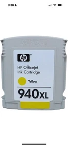 HP #940XL Yellow Ink Cartridge C4909AN Genuine - Picture 1 of 1