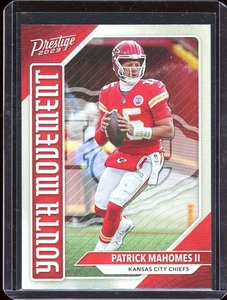 Movimiento Juvenil Panini Prestige Patrick Mahomes II #YM-1 2023 - Imagen 1 de 3