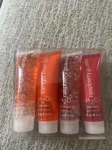 H2O+ Shower Gel & BALM SET OF 2 RASPBERRY GUAVA & 2 TANGO MANGO - Picture 1 of 2