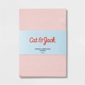 Cat & Jack NWT Girl's Dance Footless Tights Light Pink Size M (7-10) - Picture 1 of 5