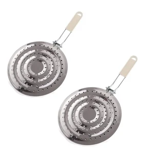2 Pack Double Thickening Heat Diffuser Reducer Flame Guard Simmer Plate, Stai... - Picture 1 of 5