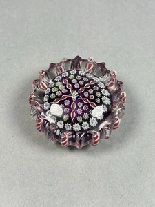 JOHN DEACONS KANNELIERTER MILLEFIORI BRIEFBESCHWERER lila - Bild 1 von 9