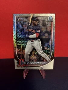 2025 Bowman #81 Jhonkensy Noel Rookie Chrome Mojo Refractor - Picture 1 of 2