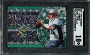 2024 Topps Resurgence Tom Brady #GG-1 Glimmer And Gleam Teal Surge/149 SGC 10 - Imagen 1 de 2