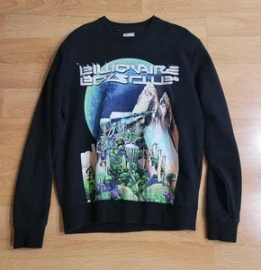 Billionaire Boys Club BBC Olympus Crew Black Oversized Size Large - Picture 1 of 2