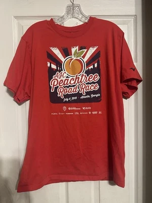 2015 PEACHTREE ROAD RACE CAMISETA ATLANTA AJC 4 de julio más grande del mundo 10 K Foto 1 de 4
