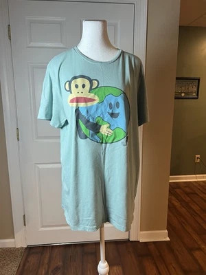 Женская футболка с графикой Paul Frank размер XL Earth Day Ionian Sea повседневная с коротким рукавом - Изображение 1 из 4