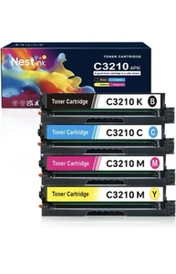 C3224 C3326 Toner Cartridge High Yield Compatible Lexmark C3210K0 C3210C0 C3210M - Afbeelding 1 van 2