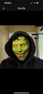 Halloween Green Demon Mask Scary Horror Party US Stock - Picture 1 of 2